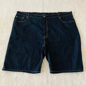 Levi's Mens Dark Blue High Rise Modern Loose Denim Bermuda Shorts Size 52